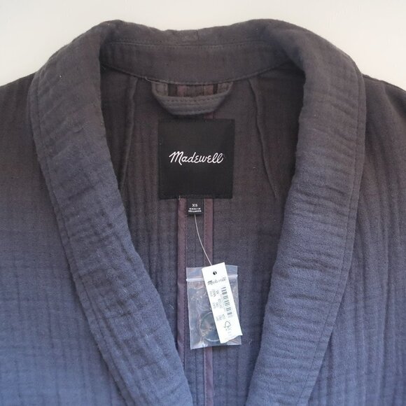 NEW Madewell Grey Lightspun Dorset Single Breasted Slouchy Blazer Size XS - Picture 9 of 13